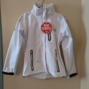 The North Face White Fleece Lined Jacket